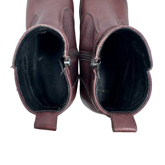 Dansko Cagney Ankle Boots Women’s 37 US 6.5 Brown Leather Side Zip Buckle Detail - Picture 7 of 8